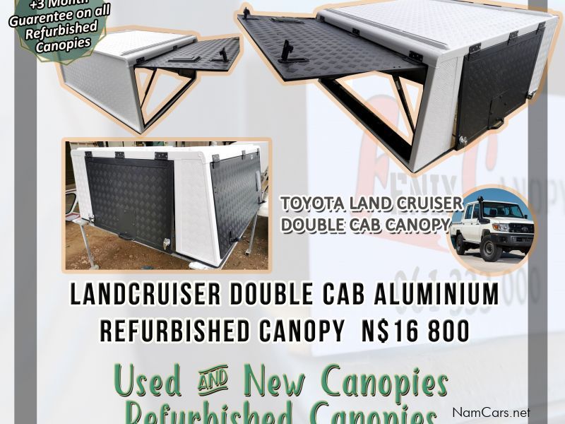 Buy Toyota Land Cruiser Double Cab Aluminium Canopy in Windhoek Namibia