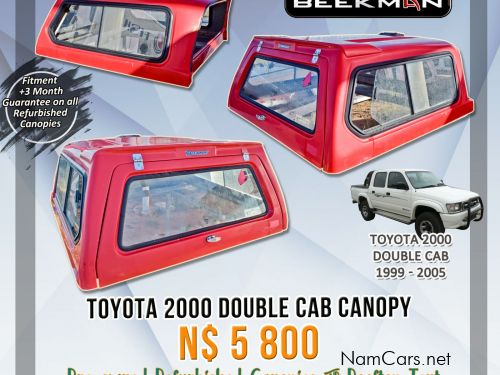 Used Toyota 2000 Double Cab Canopy for sale in Windhoek