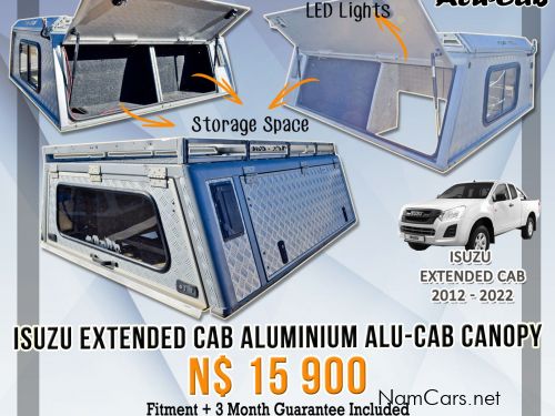 Used Isuzu Extended Cab Aluminium Canopy for sale in Windhoek