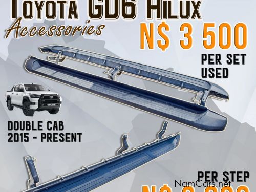 Used Toyota GD6 Double Cab RUnning Boards for sale in Windhoek