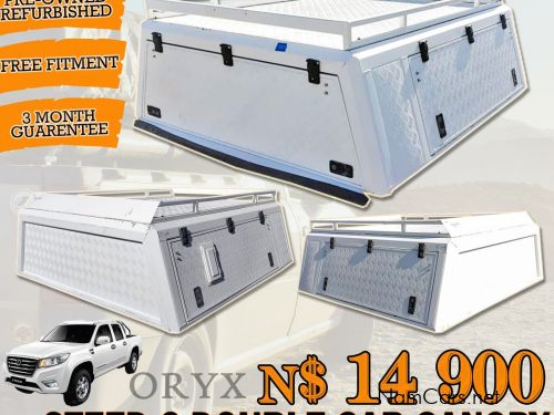 Used STEED 6 Double Cab Oryx Aluminium Canopy. for sale in Windhoek