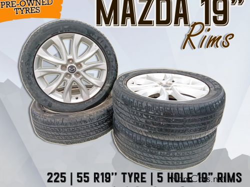 Used Mazda 225| 55 R19"  Tyres + Rims for sale in Windhoek