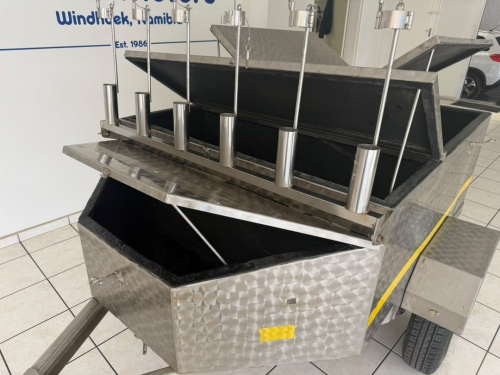 Custom Stainless Steel Fishing Trailer in Namibia
