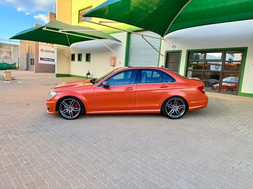 Mercedes-Benz C63 AMG in Namibia