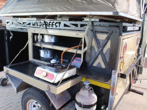 Home build Camping trailer in Namibia