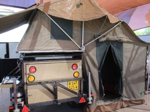 Home build Camping trailer in Namibia