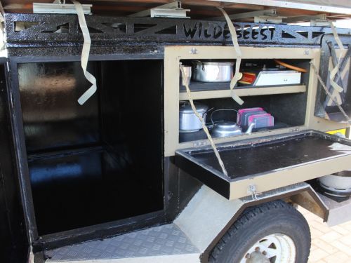 Home build Camping trailer in Namibia