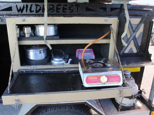 Home build Camping trailer in Namibia